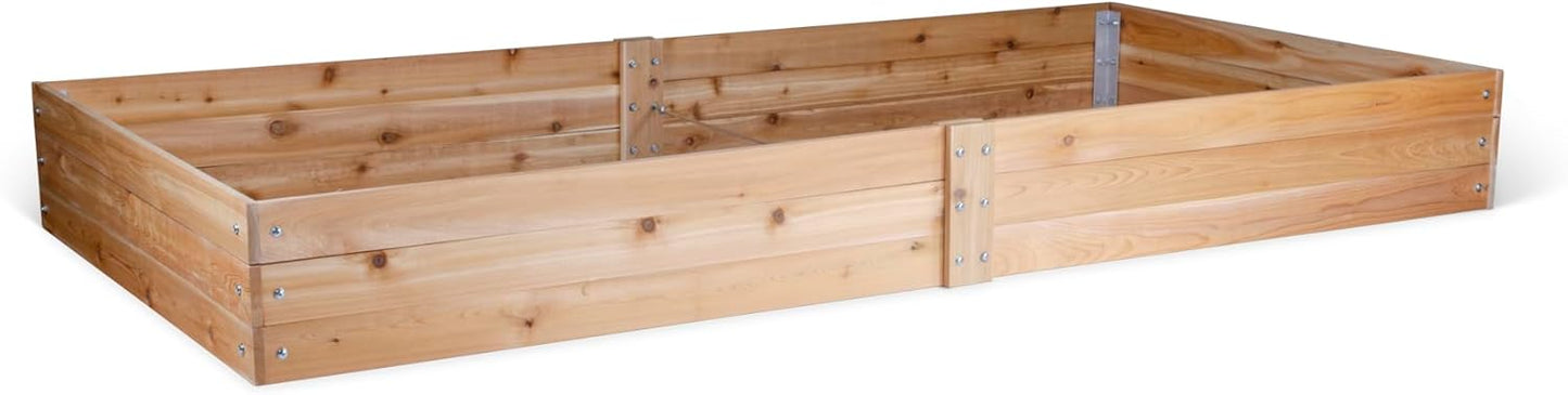 Infinite Cedar Select Cedar Raised Garden Bed (2' x 8' x 14" H)