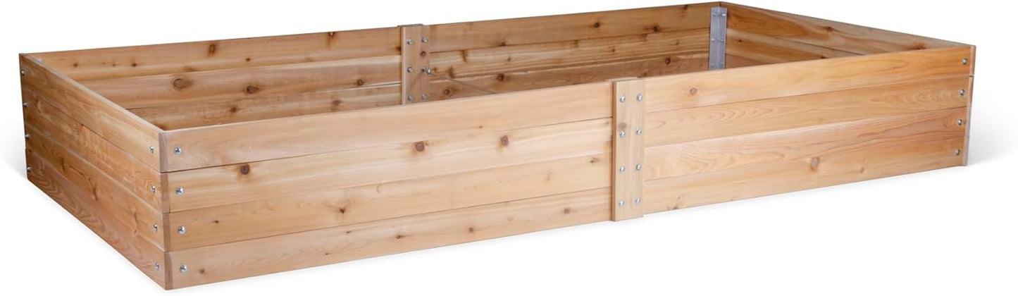 Infinite Cedar Select Cedar Raised Garden Bed (2' x 8' x 14" H)
