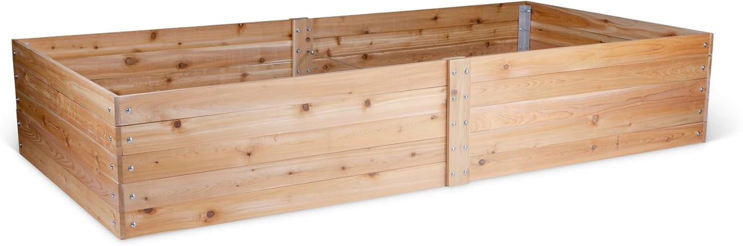 Infinite Cedar Select Cedar Raised Garden Bed (2' x 8' x 14" H)