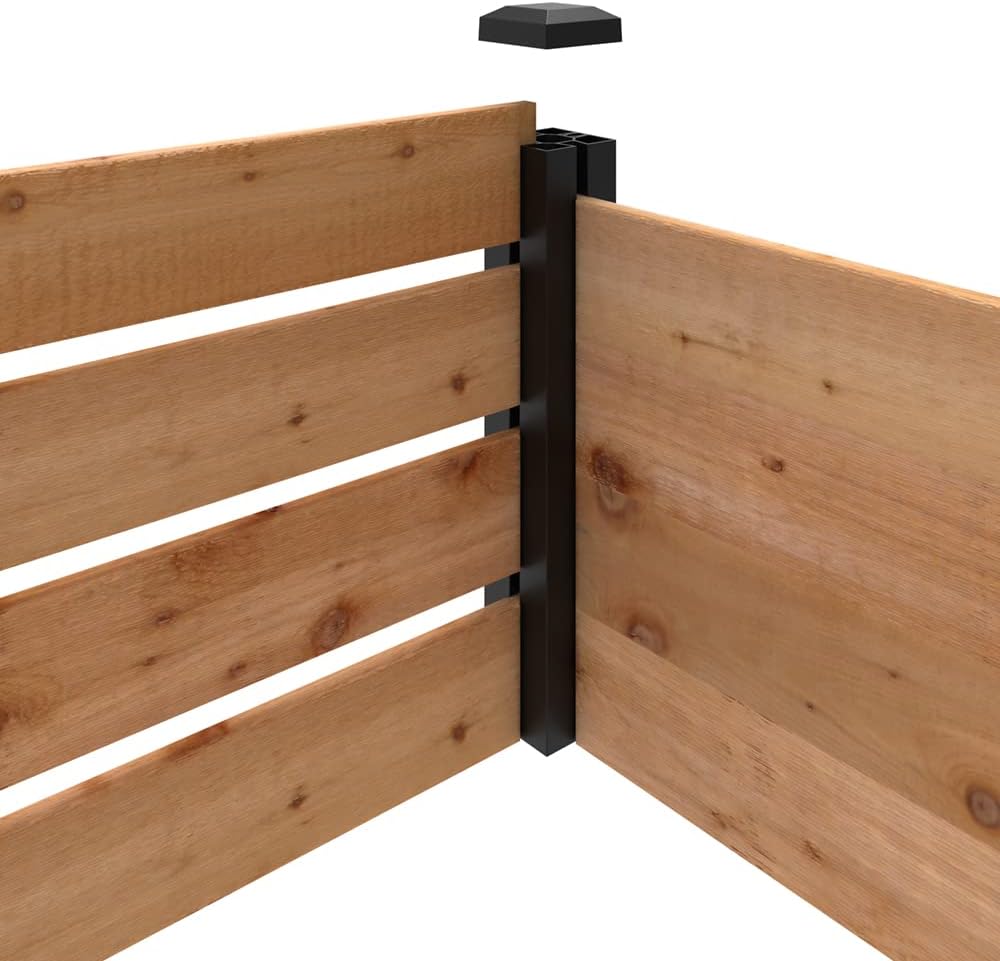 Outdoor Essentials Haven 4 ft. x 8 ft. Natural Cedar Raised Garden Bed