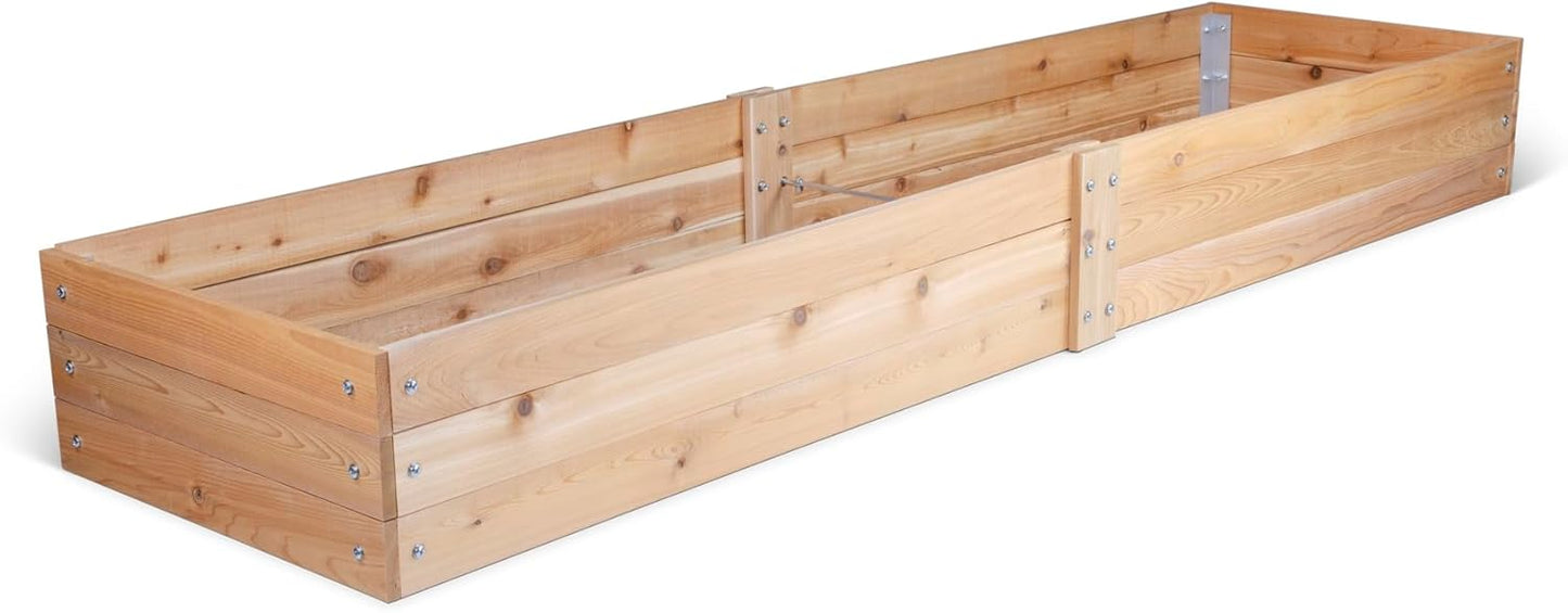 Infinite Cedar Select Cedar Raised Garden Bed (2' x 8' x 14" H)